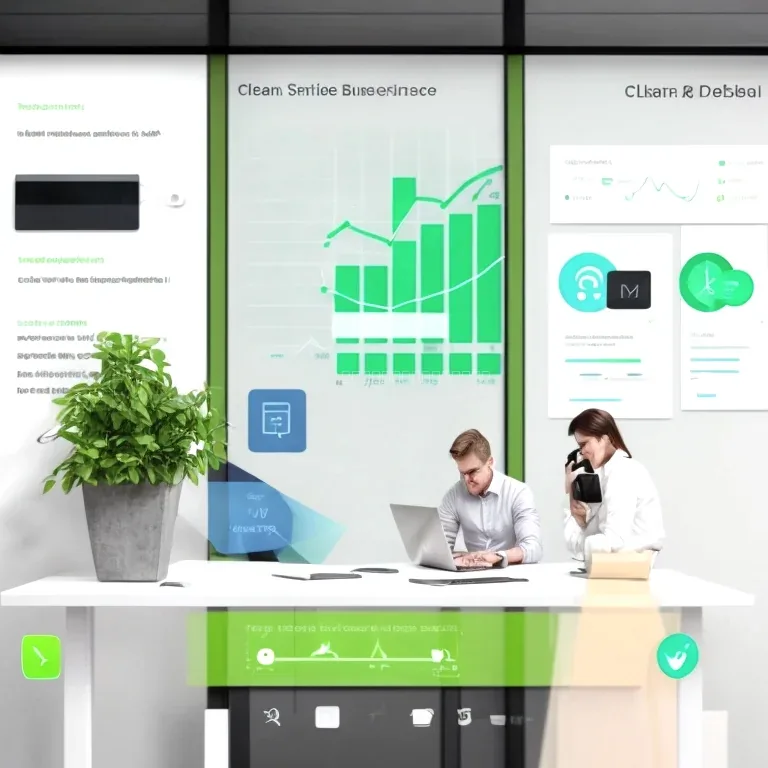 dashboard overview of a business application